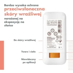 Avene Sunsistick KA, ochrona przeciwsłoneczna, sztyft, SPF 50+, 20 g