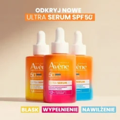 Avene Ultra Serum, serum długotrwale nawilżajace, SPF 50+, 30ml