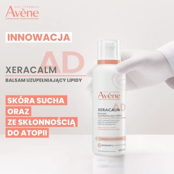 Avene Xera Calm A.D, balsam uzupełniający lipidy, 400 ml