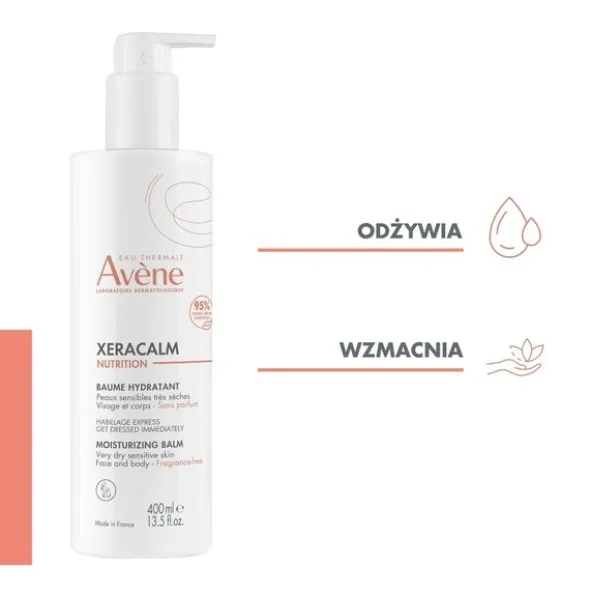 Avene Xera Calm Nutrition, balsam nawilżający, 400 ml