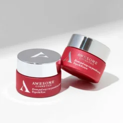 Awesome Cosmetics Pepti&More, Pepti&Rise, krem pod oczy i na powieki na dzień, 10 ml + Pepti&Renew, krem pod oczy i na powieki na noc, 10ml
