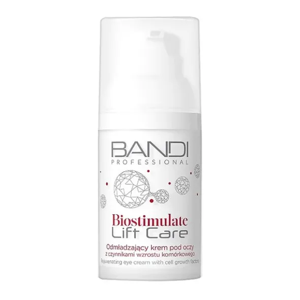 Bandi Biostimulate Lift Care, odmładzający krem pod oczy z czynnikami wzrostu komórkowego, 30 ml