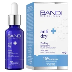Bandi Medical Expert Anti Dry, peeling kwasowy, silnie nawilżający, 30 ml