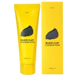 Barulab Black Clay, pianka oczyszczająca z czarną glinką, 100 ml