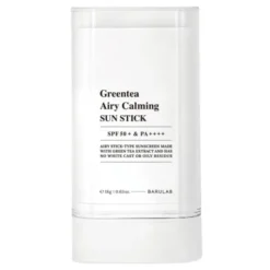 Barulab Greentea, krem przeciwsłoneczny SPF 50+ PA++++ z zieloną herbatą, sztyft, 18 g
