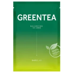 Barulab Green Tea, maska w płacie z zieloną herbatą, 23 g
