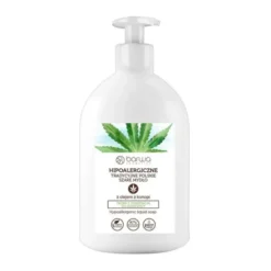 Barwa Hipoalergiczne szare mydło w płynie z olejem z konopi, 500 ml