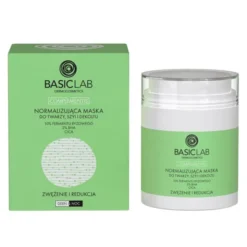 BasicLab Complementis, normalizująca maska do twarzy, szyi i dekoltu, 50 ml