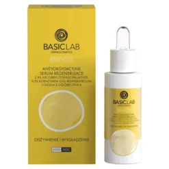 BasicLab Esteticus, antyoksydacyjne serum regenerujące, odżywienie i wygładzenie, 30 ml