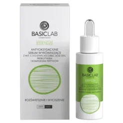 BasicLab Esteticus, antyoksydacyjne serum wyrównujące z witaminą C 20%, 30 ml