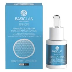 BasicLab Esteticus Dermocosmetics, nawilżające serum poprawiające napięcie, 15 ml