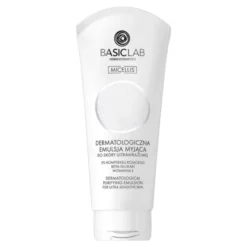BasicLab Micellis, dermatologiczna emulsja myjąca do skóry ultrawrażliwej, 100 ml