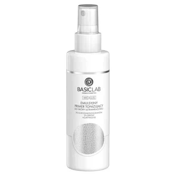 BasicLab Micellis, emulsyjny primer tonizujący do skóry ultrawrażliwej, 150 ml