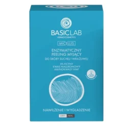 BasicLab Micellis, myjący peeling enzymatyczny do skóry suchej i wrażliwej, 35 g