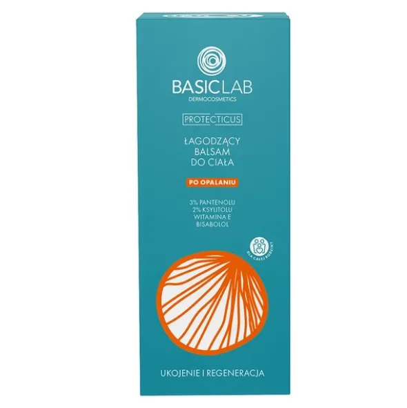 BasicLab Protecticus, łagodzący balsam do ciała po opalaniu, 100 ml