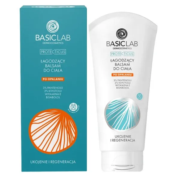 BasicLab Protecticus, łagodzący balsam do ciała po opalaniu, 100 ml