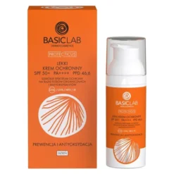 BasicLab Protecticus, lekki krem ochronny SPF 50+, 50 ml