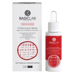 BasicLab Trichologis, stymulujące serum przeciw wypadaniu włosów, 30 ml