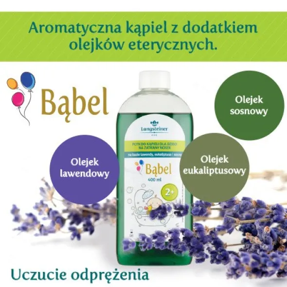 Bąbel, płyn do kąpieli na zatkany nosek dla dzieci, 200 ml