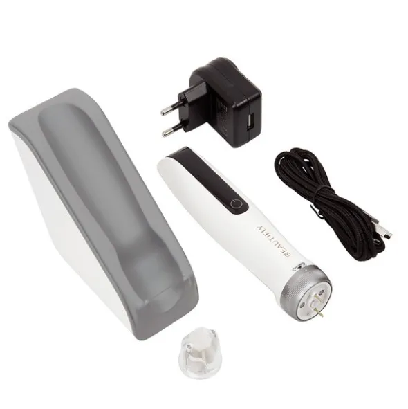 Beautifly, Dermapen CollagenBoost, mezoterapia mikroigłowa z mikroprądami EMS i światłem LED, 1 szt.