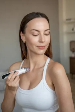 Beautifly, Dermapen CollagenBoost, mezoterapia mikroigłowa z mikroprądami EMS i światłem LED, 1 szt.