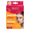 Beauty Formulas Brightening Vitamin C, rozjaśniające płatki pod oczy z witaminą Ci kwasem hialuronowym, 6 par