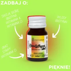 Beautyllagen Shot, płyn, smak jabłko-limonka, 30 ml x 15 szt.