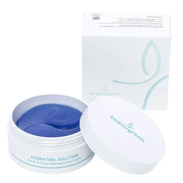 Beauugreen Coral & Aqua, hydrożelowe płatki pod oczy, 60 szt.