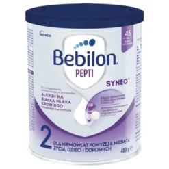Bebilon Pepti Syneo 2, żywność specjalnego przeznaczenia medycznego dla dzieci i niemowląt powyżej 6. miesiąca życia, 400 g