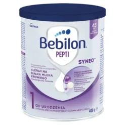 Bebilon Pepti Syneo 1, żywność specjalnego przeznaczenia medycznego dla niemowląt od urodzenia, 400 g