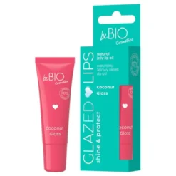 BeBio Glazed Lips, żelowy olejek do ust, coconut gloss, 10 ml