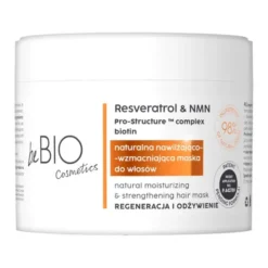 BeBio Longevity Regeneracja i Odżywienie, naturalna maska do włosów, 250 ml