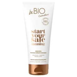 BeBio Start Your Safe Tanning, naturalny kremowy balsam brązujący, 200 ml
