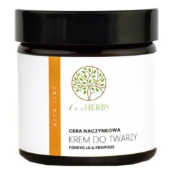 BeeHerbs, krem do twarzy do cery naczynkowej i wrażliwej, 60 ml