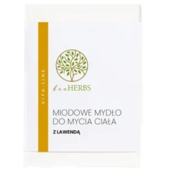 BeeHerbs, miodowe mydło do mycia ciała z lawendą, 100 g