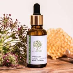 BeeHerbs, serum ujędrniające do twarzy, betulina & olej arganowy, 30 ml
