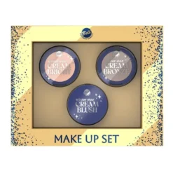 Bell Make Up Set, zestaw kosmetyków do konturowania, róż do policzków, 4,5 g + bronzer do twarzy, 4,6 g + rozświetlacz, 3,5 g