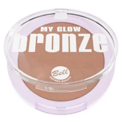 Bell My Glow Bronze 01, puder brązująco-rozświetlający, 10 g