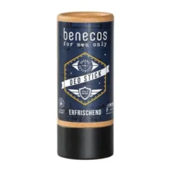 Benecos For Men Only, naturalny odświeżający dezodorant w sztyfcie dla mężczyzn, 40 g