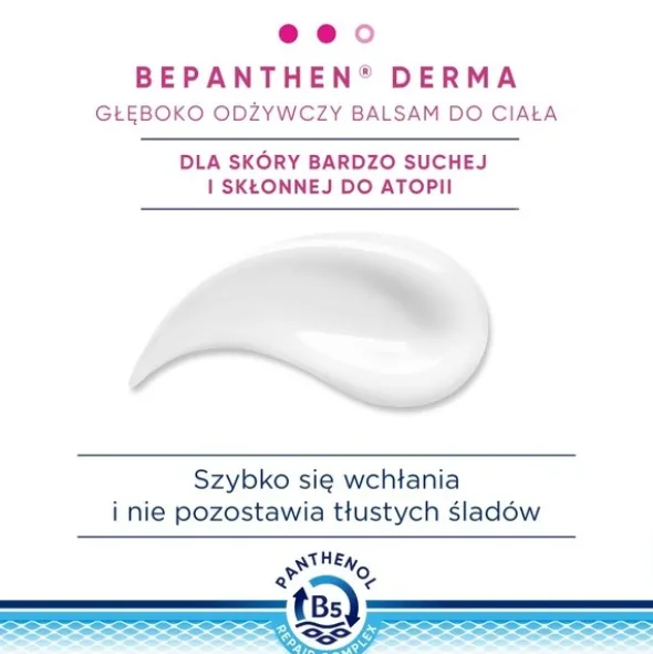 Bepanthen Derma, balsam głęboko odżywczy do ciała, 200 ml