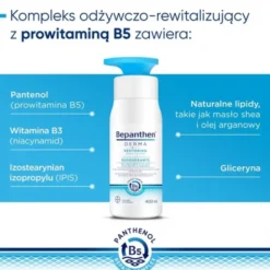 Bepanthen Derma, balsam nawilżająco-odżywczy do ciała, 400 ml