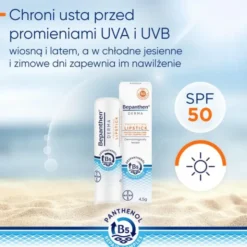Bepanthen Derma Lipstick, pomadka do ust SPF50, 4,5 g