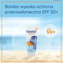 Bepanthen Tattoo, krem przeciwsłoneczny SPF 50+, 50 ml