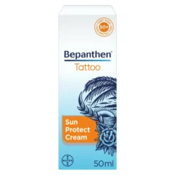 Bepanthen Tattoo, krem przeciwsłoneczny SPF 50+, 50 ml
