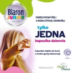 Biaron Junior, kapsułki miękkie do żucia, 30 szt.