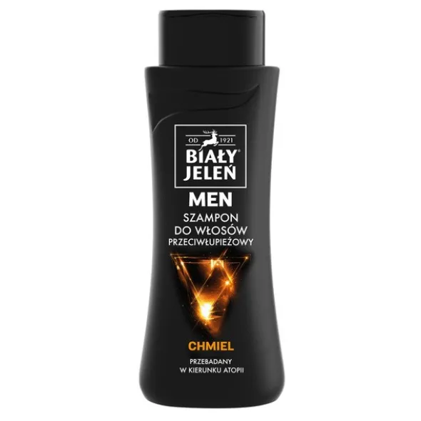 Biały Jeleń Men, hipoalergiczny, przeciwłupieżowy szampon do włosów, 300 ml