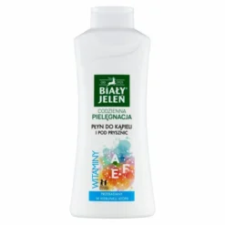 Biały Jeleń, płyn do kąpieli i pod prysznic z witaminami A, E, F, 750 ml