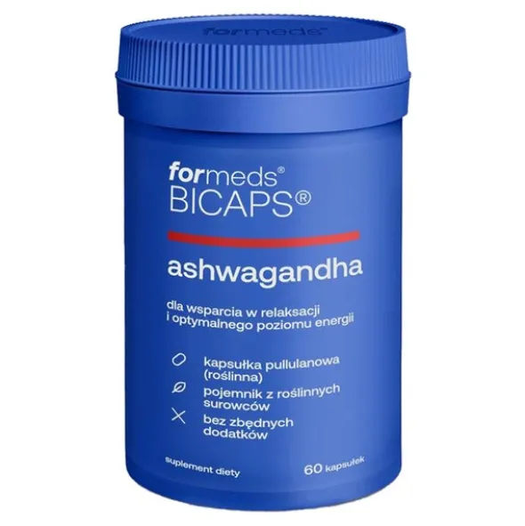Bicaps Ashwagandha, kapsułki twarde, 60 szt.