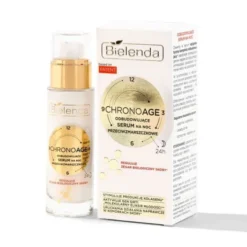 Bielenda Chrono Age 24H, odbudowujące serum przeciwzmarszczkowe na noc, 30 ml