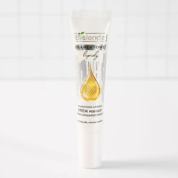 Bielenda Diamentowe Lipidy, przeciwzmarszczkowy krem pod oczy, 15 ml